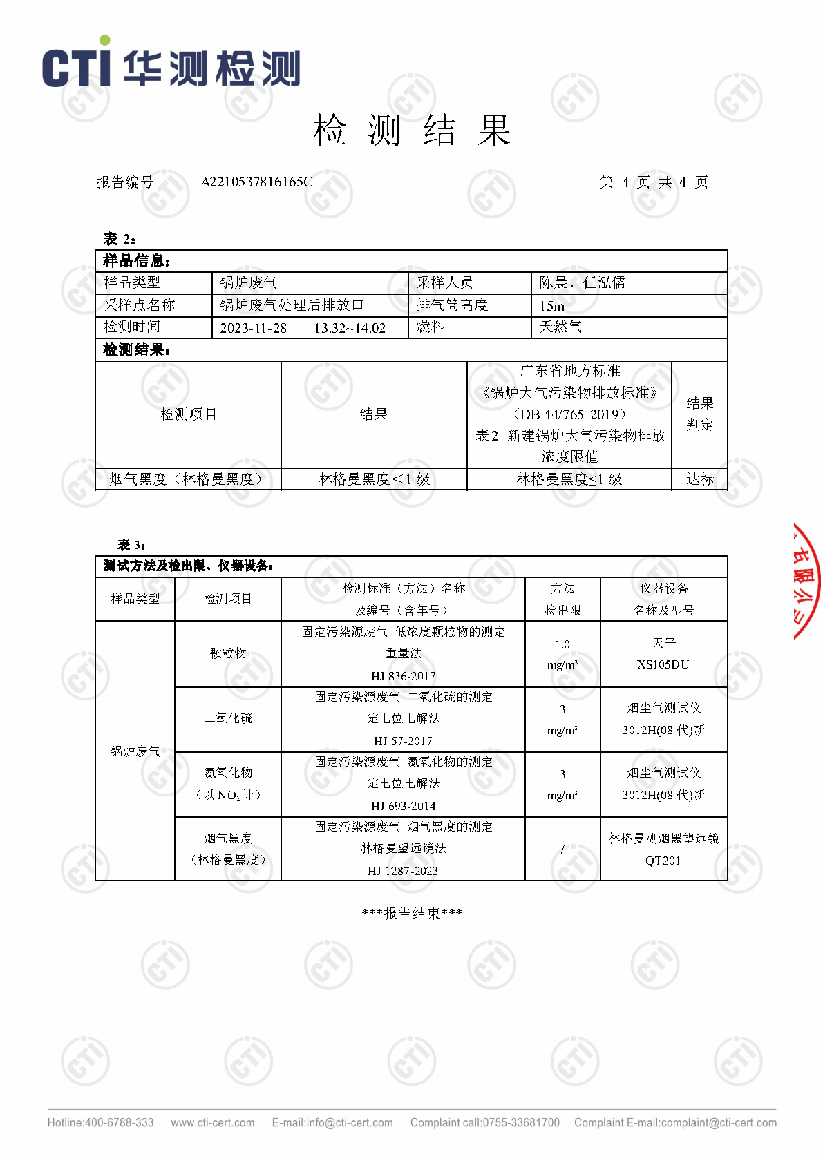 win必赢2023年4季度废气检测汇报_Page24